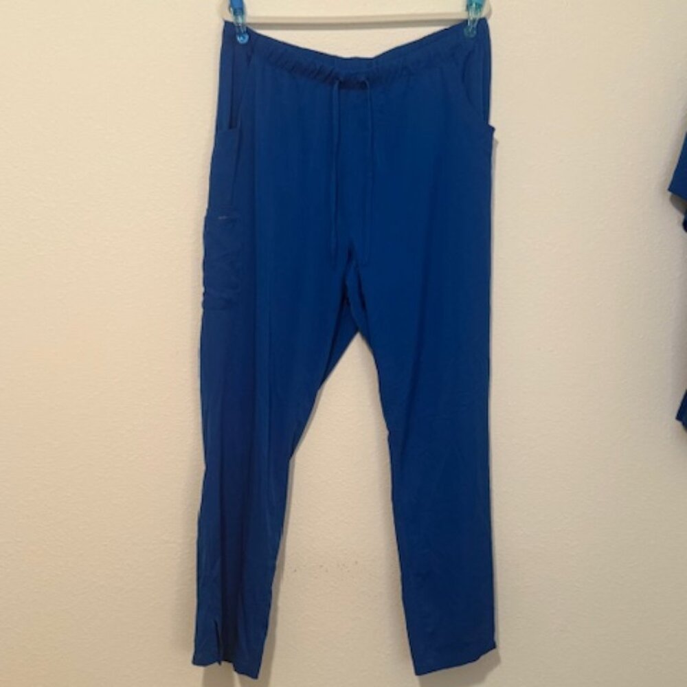 Scrub pants, HH Works by Healing Hands, Royal Blue, Straight leg, 1XL